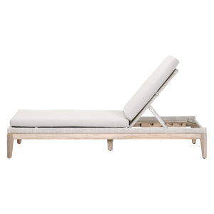 Loom Outdoor Chaise Lounge in Taupe