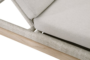 Loom Outdoor Chaise Lounge in Taupe