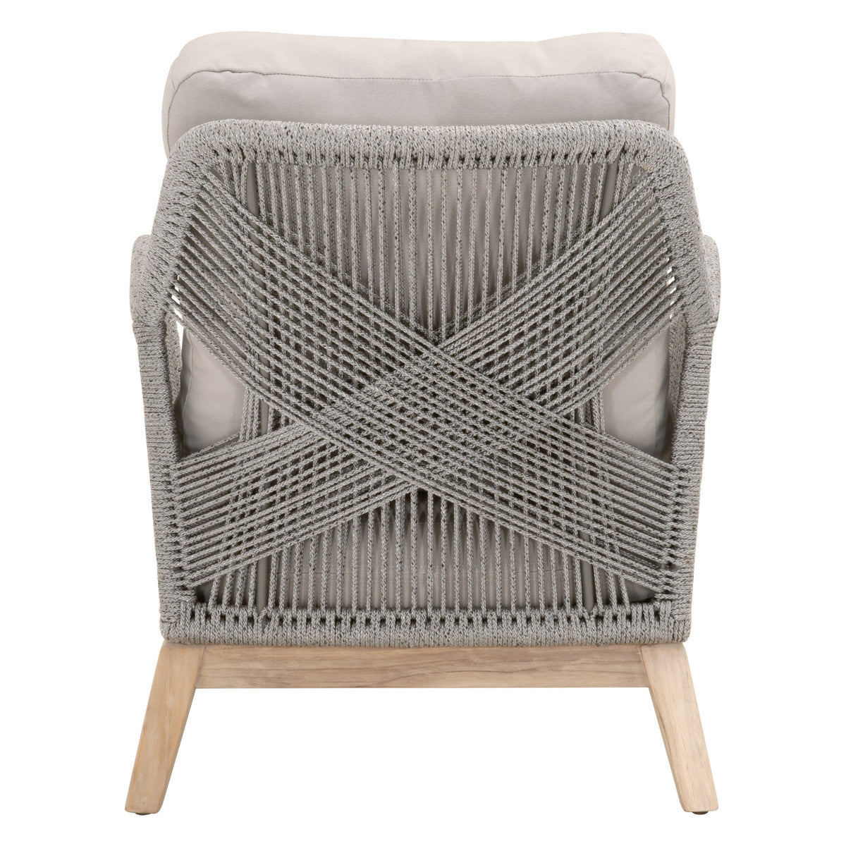 Loom Outdoor Club Chair in Platinum