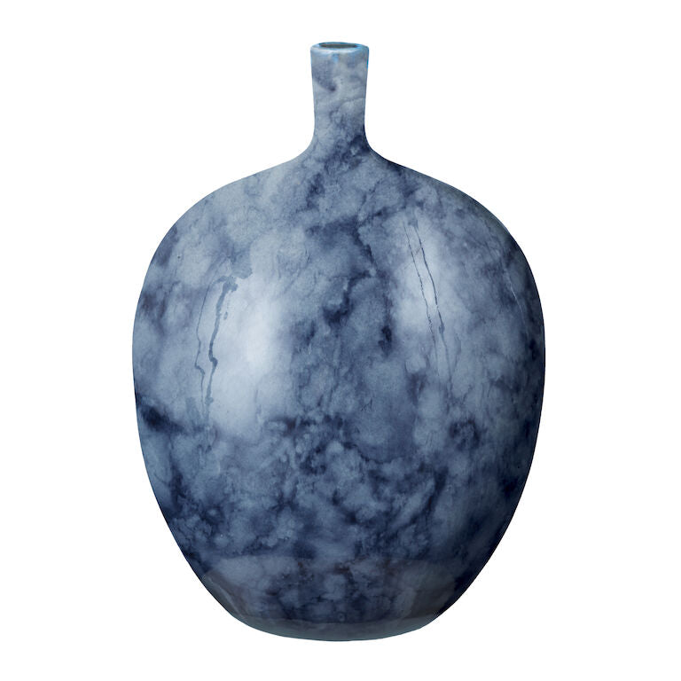 MIdnight Marble Vase - Large