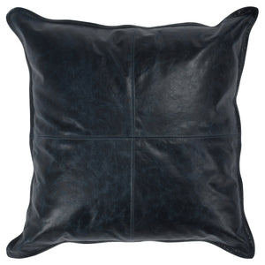 SLD Leather 22" Pillow - Set of 2 - Multiple Color Choices