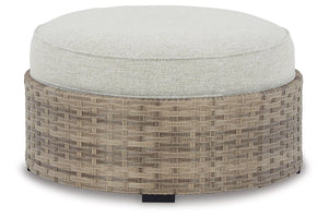 Wavecrest Round Ottoman