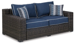 Chatham Lane Outdoor Sofa, Loveseat & Ottoman