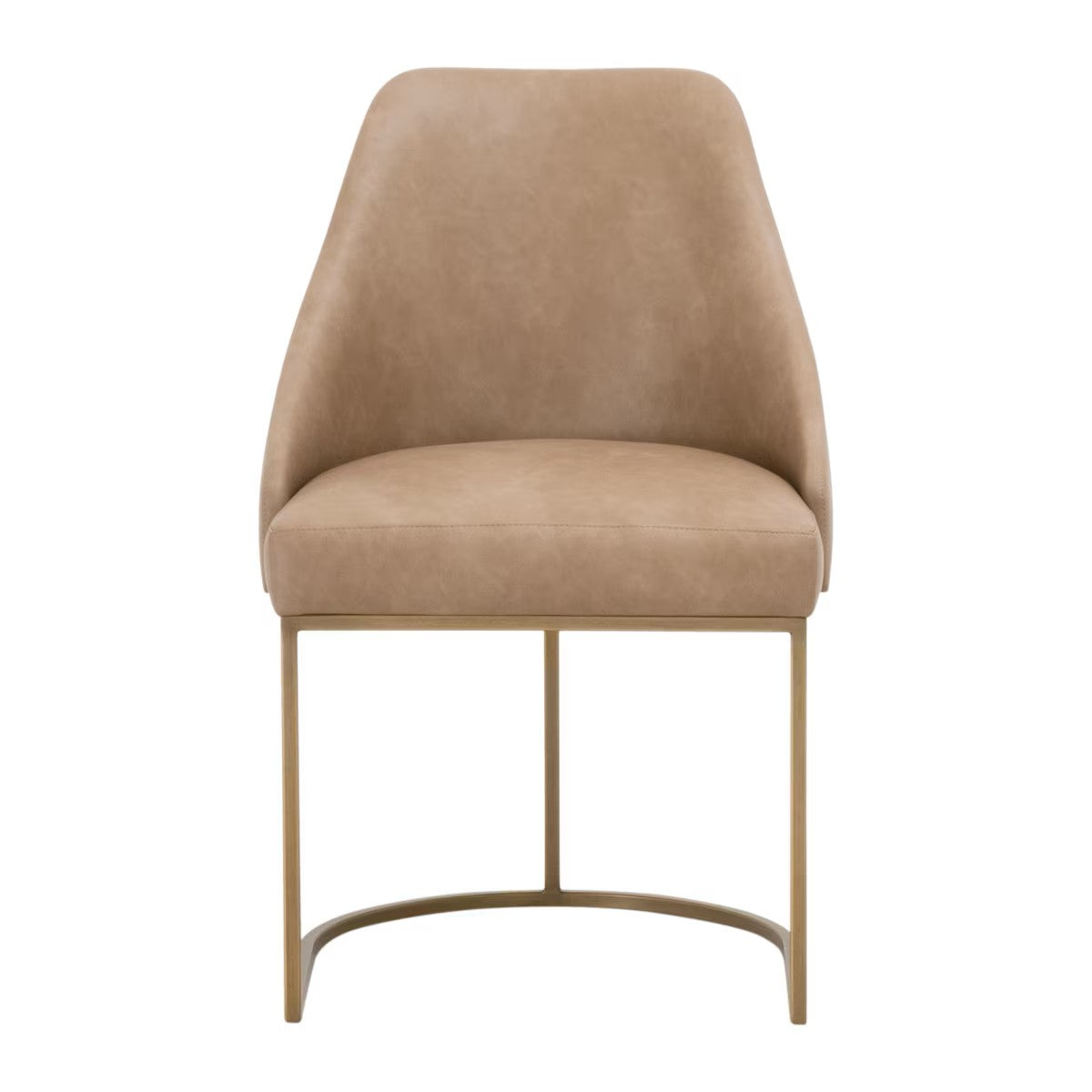 Parissa Dining Chair - Ivanhoe Toast and Brush Gold