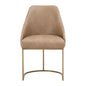 Parissa Dining Chair - Ivanhoe Toast and Brush Gold