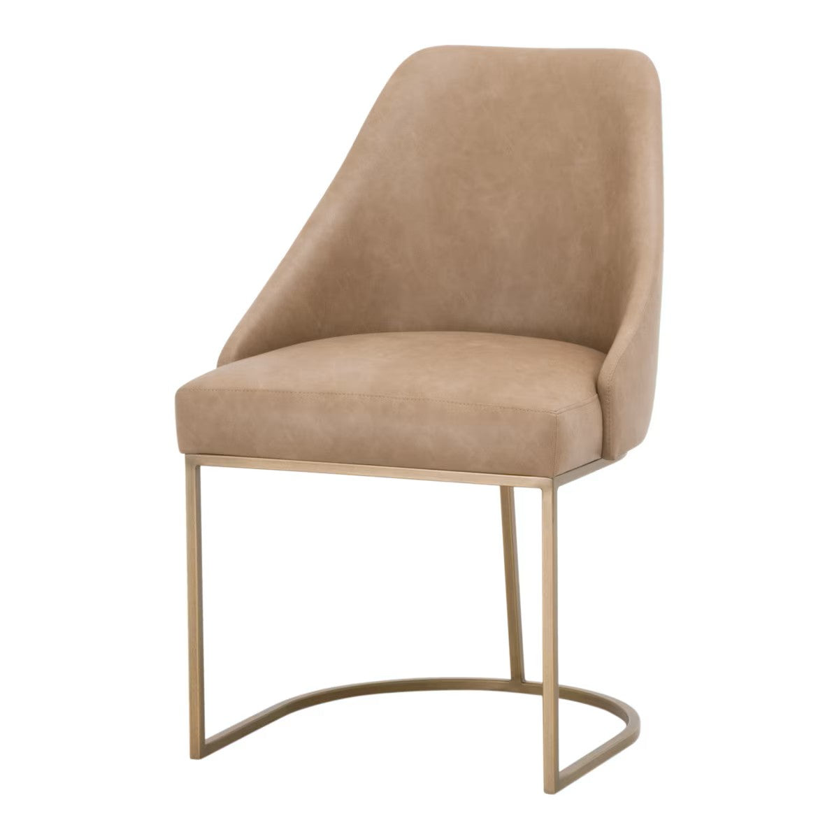Parissa Dining Chair - Ivanhoe Toast and Brush Gold