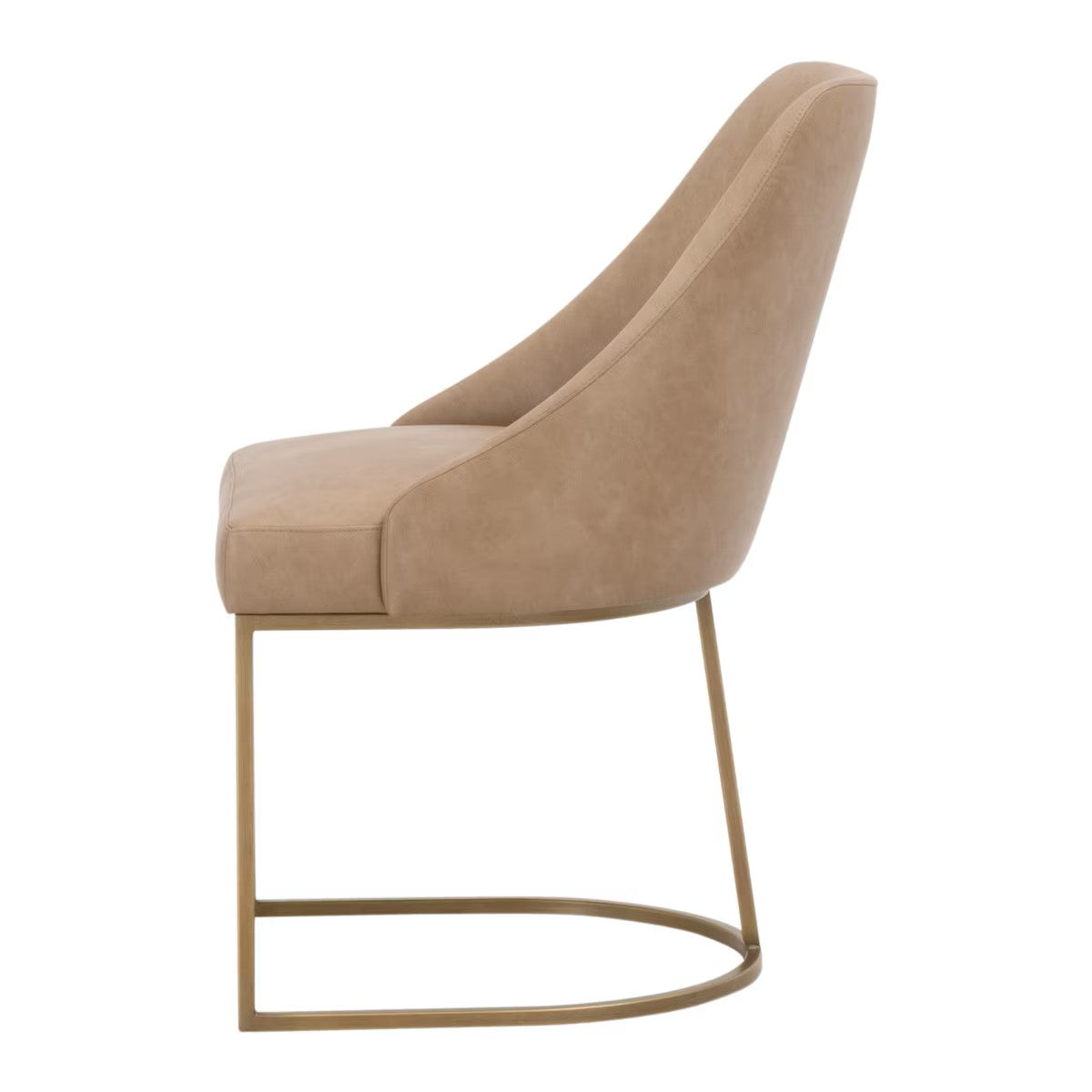 Parissa Dining Chair - Ivanhoe Toast and Brush Gold