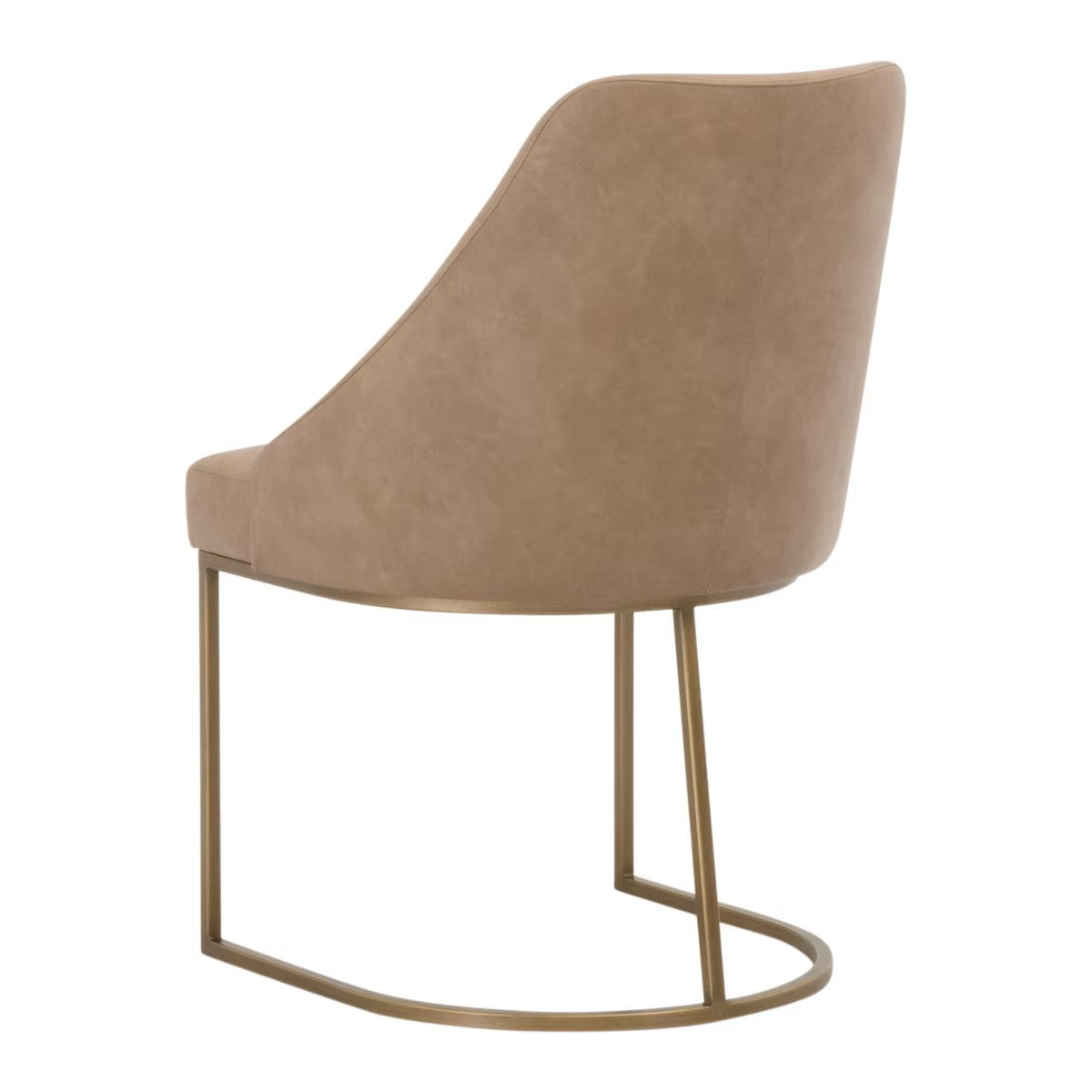 Parissa Dining Chair - Ivanhoe Toast and Brush Gold