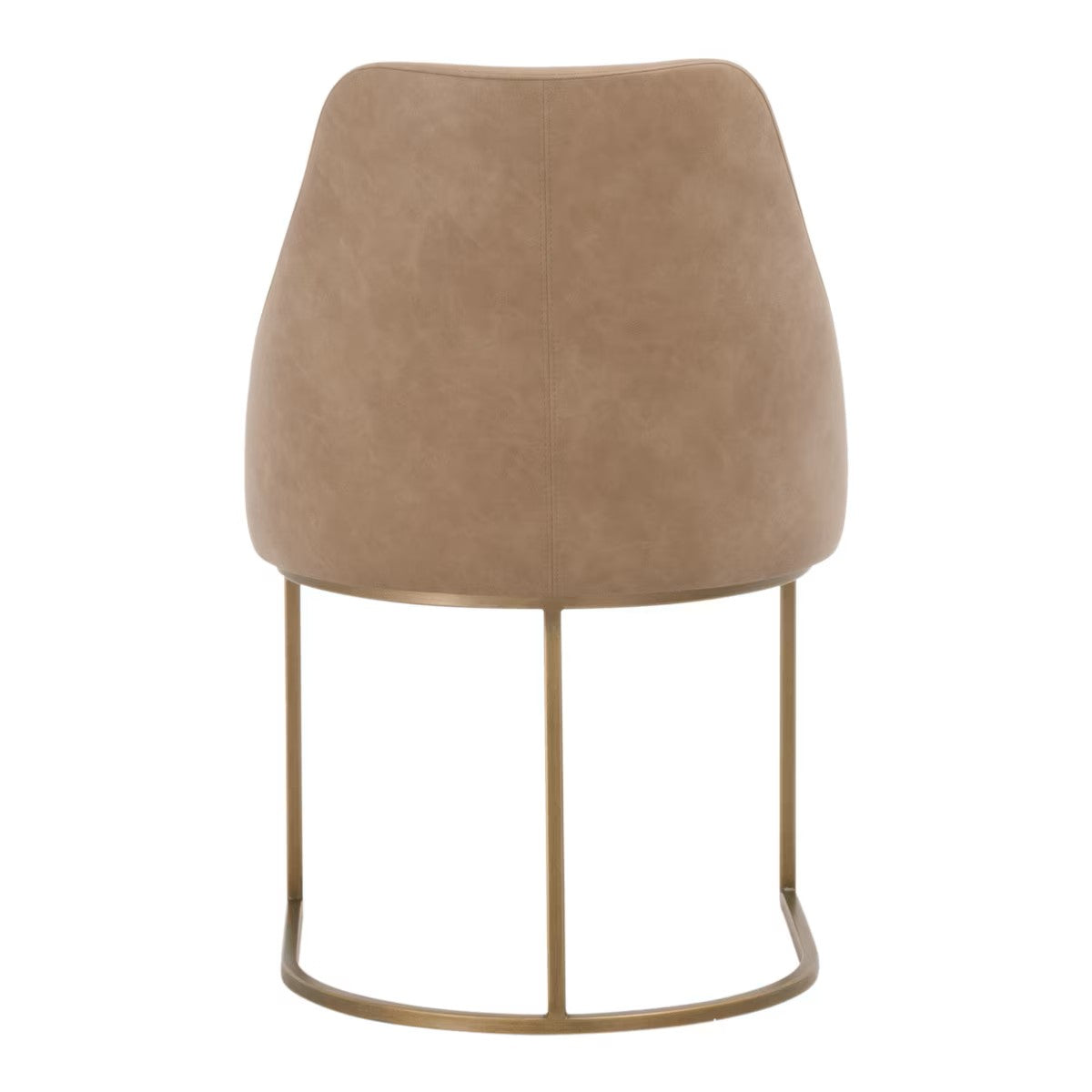 Parissa Dining Chair - Ivanhoe Toast and Brush Gold