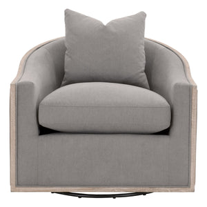 Paxton Swivel Chair - Gray