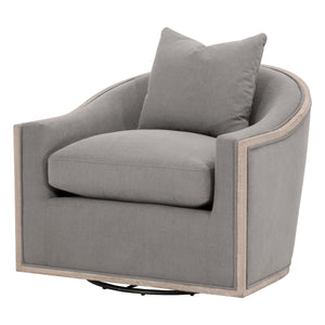 Paxton Swivel Chair - Gray