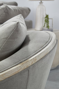 Paxton Swivel Chair - Gray