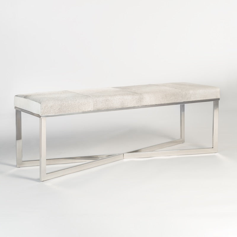 Scottsdale Bench in Frosted Hide
