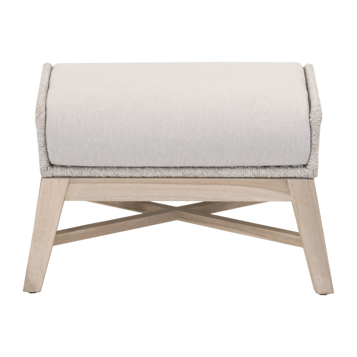 Tapestry Outdoor Footstool in Taupe