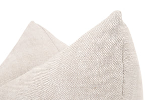 The Basic 22" Essential Pillow in Bisque  - Set of 2