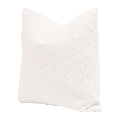 The Basic 22" Essential Pillow in Boucle Snow -Set of 2