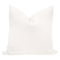 The Basic 26" Essential Euro Pillow in Boucle Snow - Set of 2