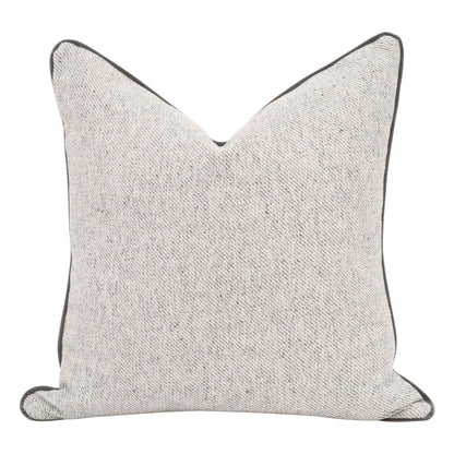 The Not So Basic 22" Essential Pillow in Howell Natural & Dove Gray - Set of 2