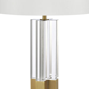 Upright 27'' High 1-Light Table Lamp - Clear