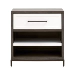 Wrenn One Drawer Nightstand in Burnished Brown