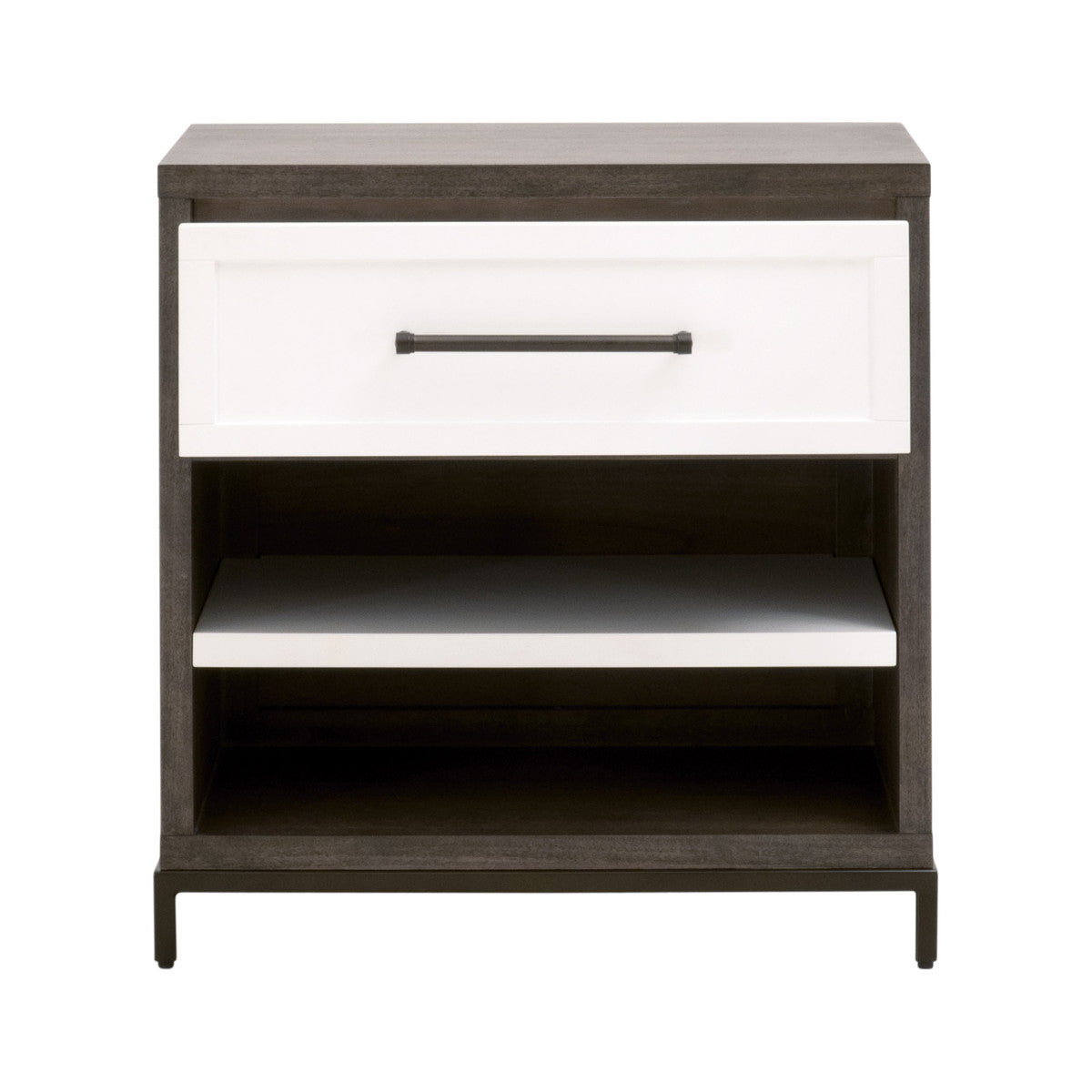 Wrenn One Drawer Nightstand in Burnished Brown