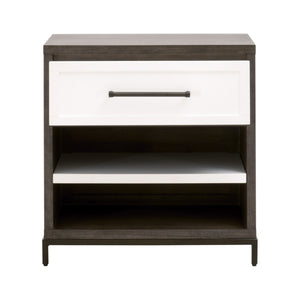 Wrenn One Drawer Nightstand in Burnished Brown