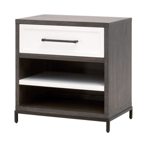 Wrenn One Drawer Nightstand in Burnished Brown