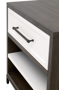 Wrenn One Drawer Nightstand in Burnished Brown