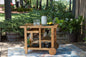 Terrace Serving Cart in Light Wood