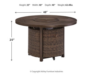 Tropical Paradise 48" Round Fire Pit Table