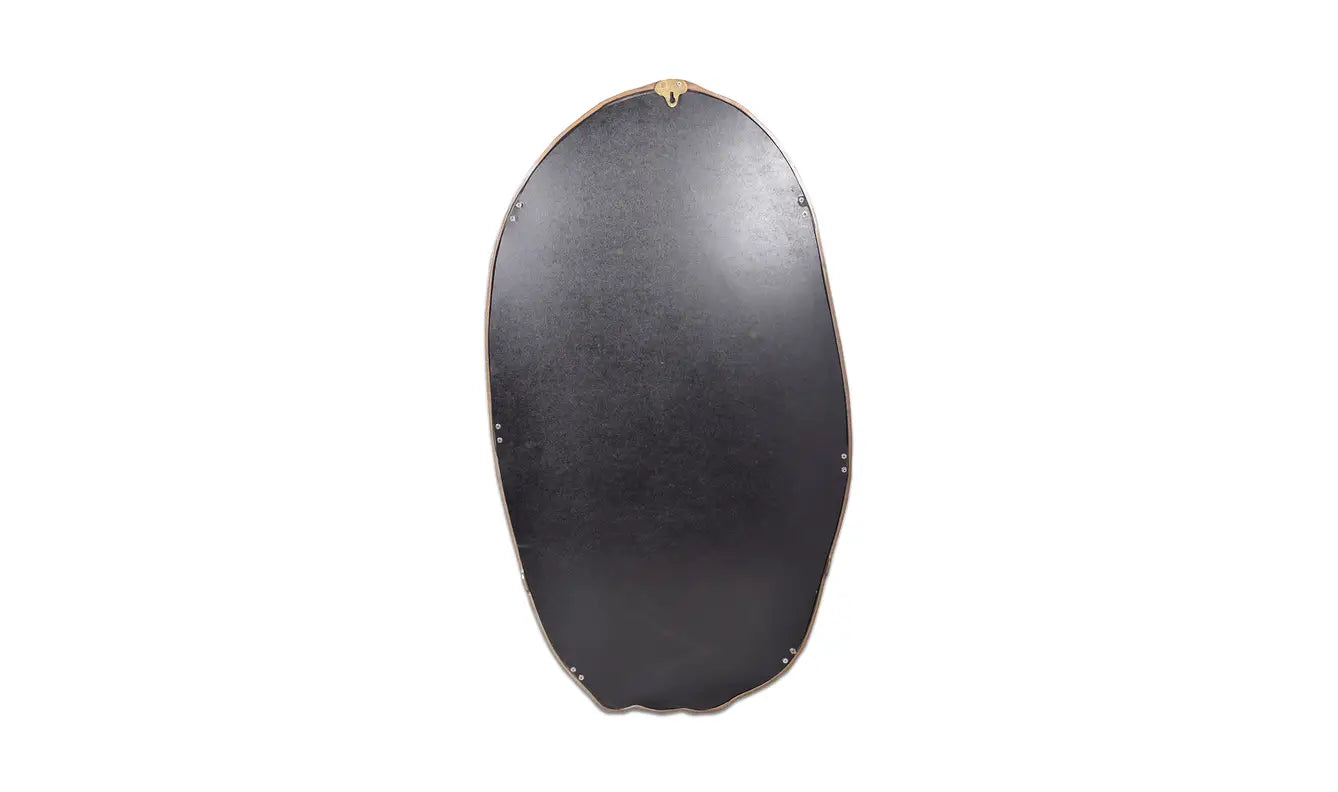 Foundry Oval Mirror - Gold