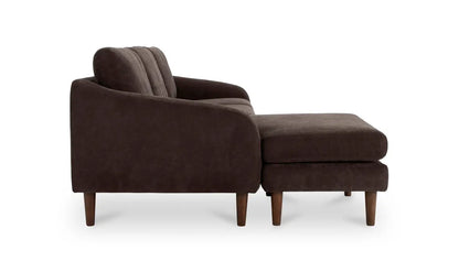 Quinn Sectional Dark Brown
