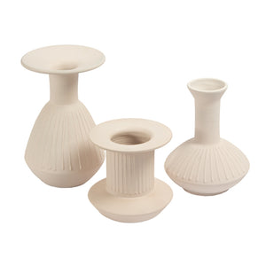 Doric Vase - Small White