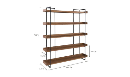 Vancouver Bookshelf Large - Light Brown
