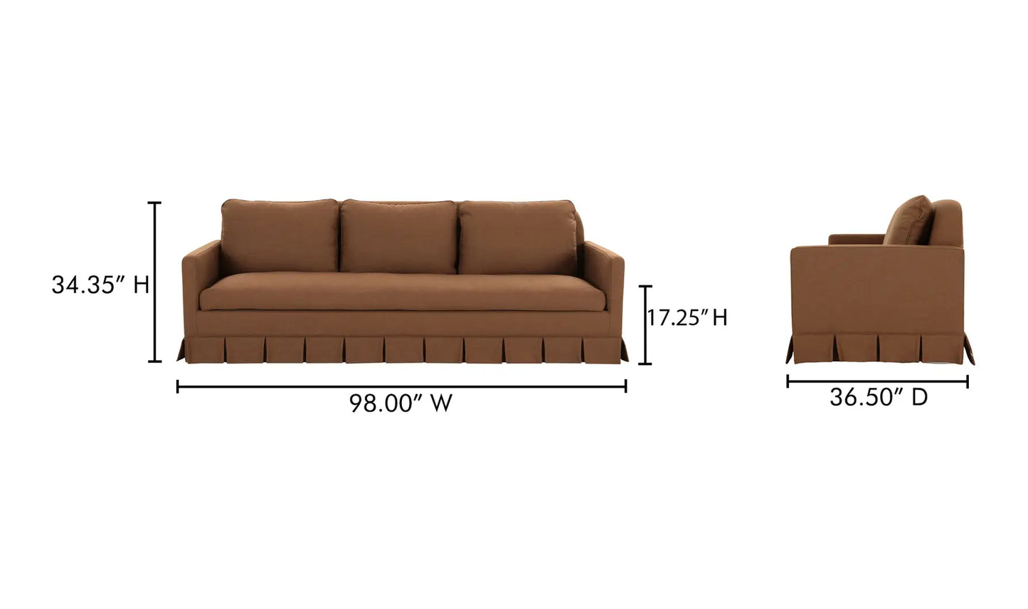 Pellicano Sofa - Terracotta