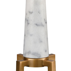 Rocket 27'' High 2-Light Table Lamp - Aged Brass