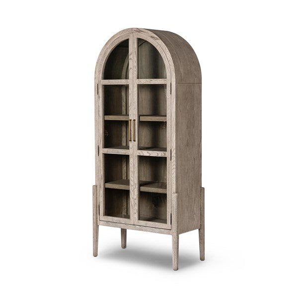 Four Hands Tolle Cabinet in Rustic White
