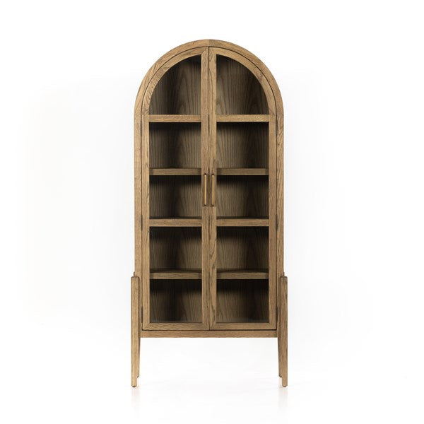 Four Hands Tolle Cabinet in Drifted Oak Solid