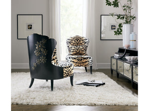 Hooker Furniture Living Room Sanctuary Belle Fleur Slipper Chair