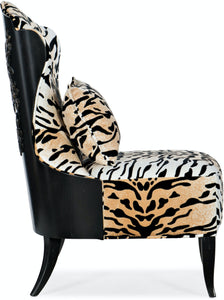 Hooker Furniture Living Room Sanctuary Belle Fleur Slipper Chair