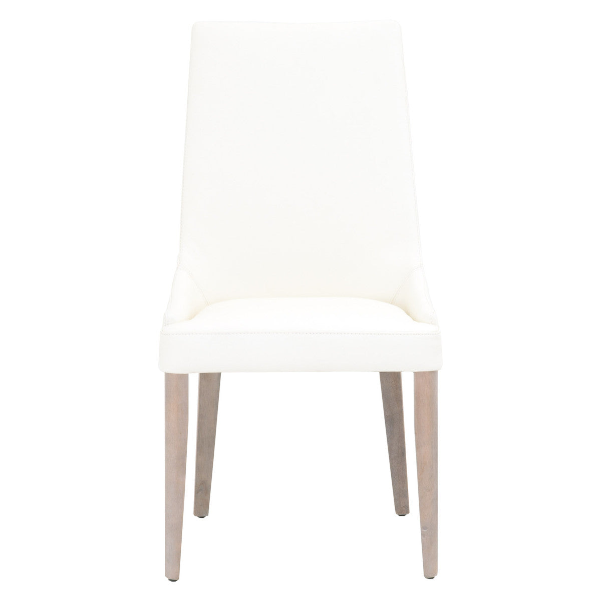 Aurora Dining Chair  - Alabaster Leather, Natural Gray