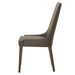 Aurora Dining Chair - Dark Umber Leather, Dark Wenge