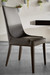 Aurora Dining Chair - Dark Umber Leather, Dark Wenge