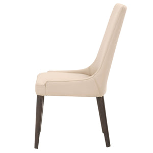 Aurora Dining Chair - Flaxen,  Dark Wenge