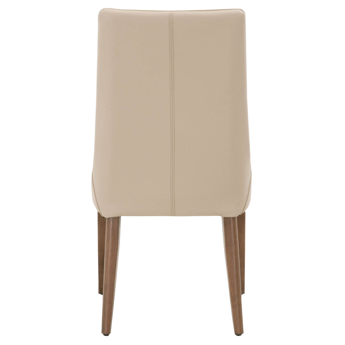 Aurora Dining Chair - Flaxen Leather, Walnut