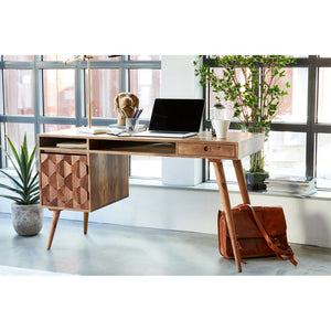 O2 Desk - Brown