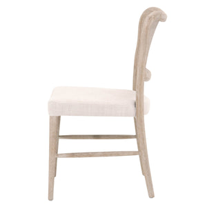 Cela Dining Chair - Bisque, Natural Gray Oak, Cane