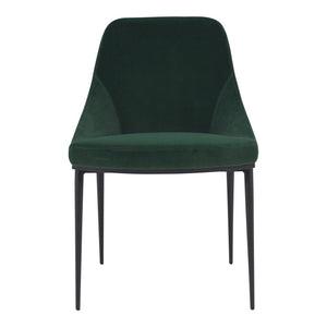 Sedona Dining Chair Green Velvet -M2