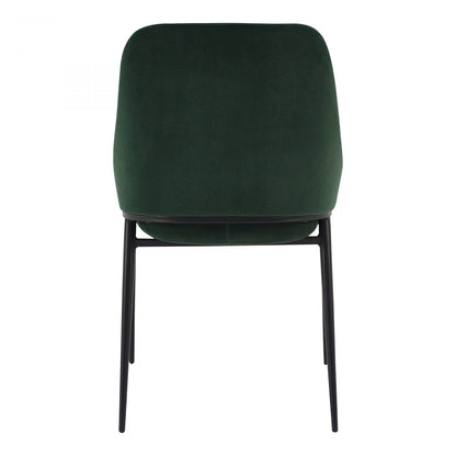 Sedona Dining Chair Green Velvet -M2
