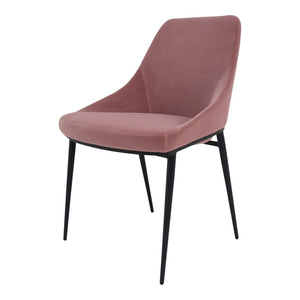 Sedona Dining Chair Pink Velvet -M2